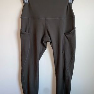 Olive green leggings